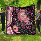 Australia NAIDOC Week Quilt Happy 50th Anniversary Pink Version