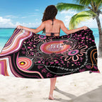 Australia NAIDOC Week Sarong Happy 50th Anniversary Pink Version
