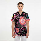 Australia NAIDOC Week Scrub Top Happy 50th Anniversary Pink Version - Aussie Hoodie