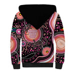 Australia NAIDOC Week Sherpa Hoodie Happy 50th Anniversary Pink Version