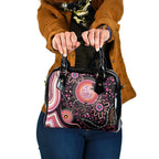 Australia NAIDOC Week Shoulder Handbag Happy 50th Anniversary Pink Version