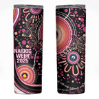Australia NAIDOC Week Skinny Tumbler Happy 50th Anniversary Pink Version