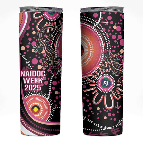Australia NAIDOC Week Skinny Tumbler Happy 50th Anniversary Pink Version