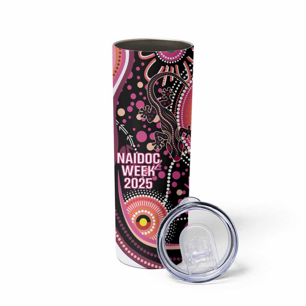 Australia NAIDOC Week Skinny Tumbler Happy 50th Anniversary Pink Version