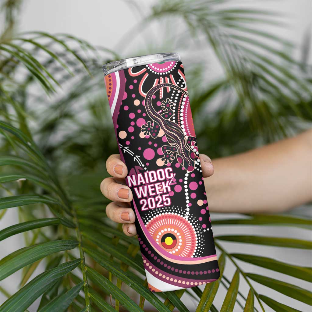 Australia NAIDOC Week Skinny Tumbler Happy 50th Anniversary Pink Version