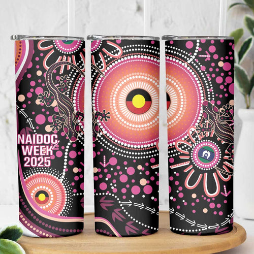 Australia NAIDOC Week Skinny Tumbler Happy 50th Anniversary Pink Version