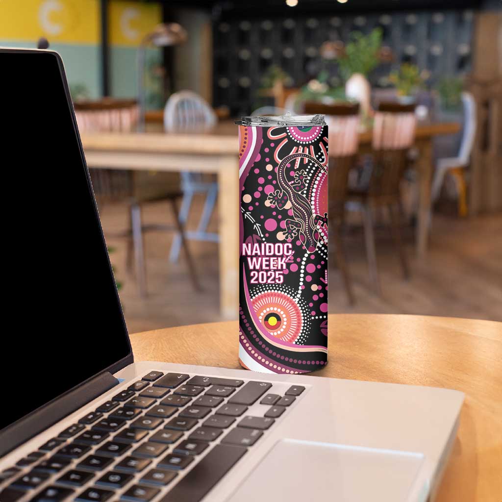 Australia NAIDOC Week Skinny Tumbler Happy 50th Anniversary Pink Version