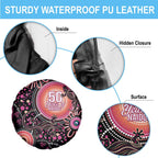 Australia NAIDOC Week Spare Tire Cover Happy 50th Anniversary Pink Version