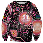 Australia NAIDOC Week Sweatshirt Happy 50th Anniversary Pink Version