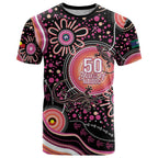 Australia NAIDOC Week T Shirt Happy 50th Anniversary Pink Version