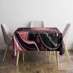 Australia NAIDOC Week Tablecloth Happy 50th Anniversary Pink Version