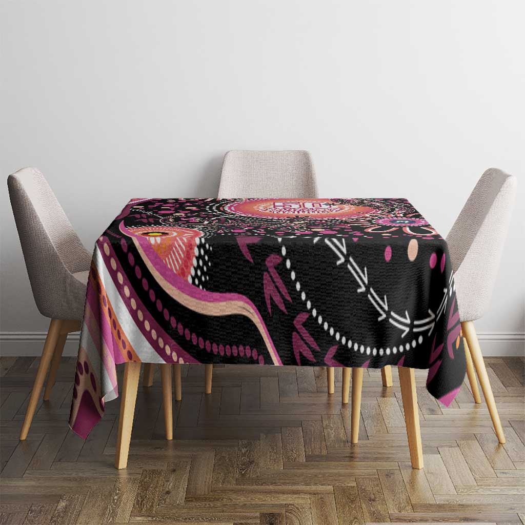 Australia NAIDOC Week Tablecloth Happy 50th Anniversary Pink Version