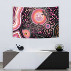 Australia NAIDOC Week Tapestry Happy 50th Anniversary Pink Version