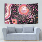 Australia NAIDOC Week Tapestry Happy 50th Anniversary Pink Version