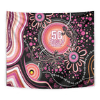 Australia NAIDOC Week Tapestry Happy 50th Anniversary Pink Version