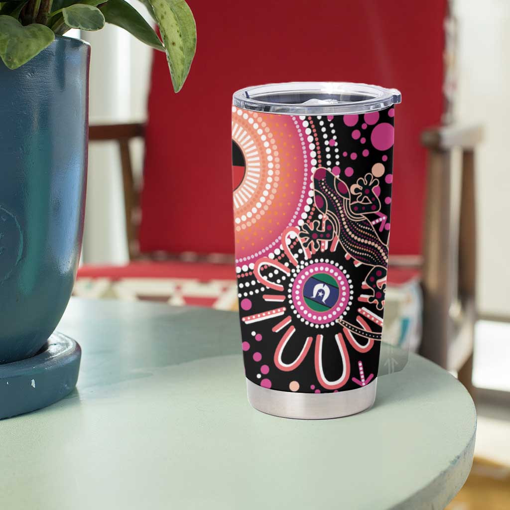 Australia NAIDOC Week Tumbler Cup Happy 50th Anniversary Pink Version