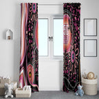 Australia NAIDOC Week Window Curtain Happy 50th Anniversary Pink Version