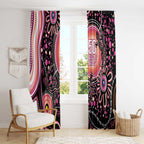 Australia NAIDOC Week Window Curtain Happy 50th Anniversary Pink Version