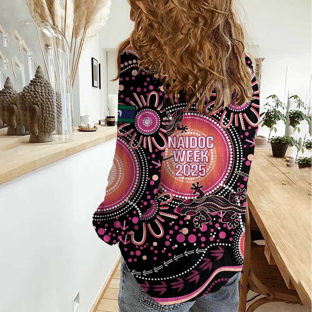 Australia NAIDOC Week Women Casual Shirt Happy 50th Anniversary Pink Version