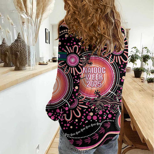 Australia NAIDOC Week Women Casual Shirt Happy 50th Anniversary Pink Version