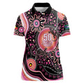 Australia NAIDOC Week Women Polo Shirt Happy 50th Anniversary Pink Version
