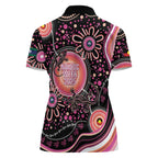 Australia NAIDOC Week Women Polo Shirt Happy 50th Anniversary Pink Version