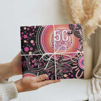Australia NAIDOC Week Wrapping Paper Happy 50th Anniversary Pink Version - Aussie Hoodie