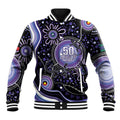 Australia NAIDOC Week Baseball Jacket Happy 50th Anniversary Purple Version