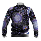Australia NAIDOC Week Baseball Jacket Happy 50th Anniversary Purple Version