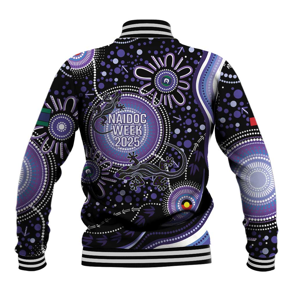 Australia NAIDOC Week Baseball Jacket Happy 50th Anniversary Purple Version
