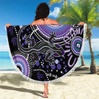 Australia NAIDOC Week Beach Blanket Happy 50th Anniversary Purple Version