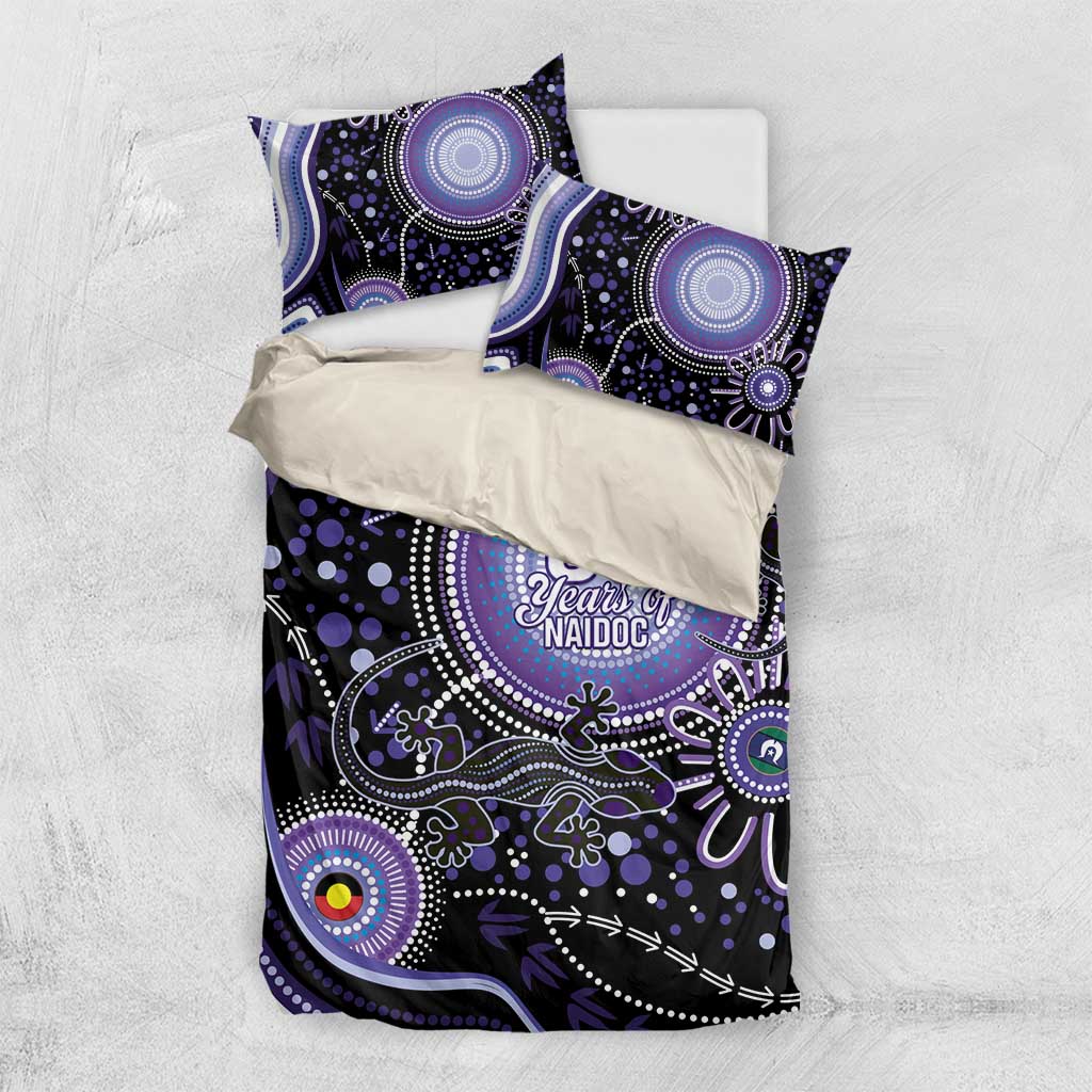 Australia NAIDOC Week Bedding Set Happy 50th Anniversary Purple Version
