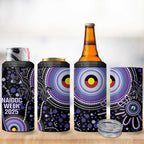 Australia NAIDOC Week 4 in 1 Can Cooler Tumbler Happy 50th Anniversary Purple Version