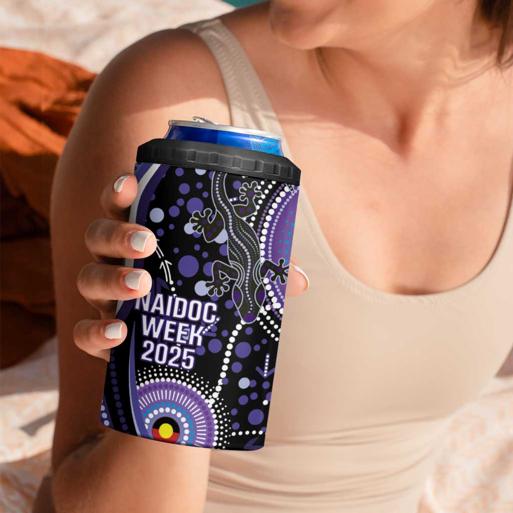 Australia NAIDOC Week 4 in 1 Can Cooler Tumbler Happy 50th Anniversary Purple Version