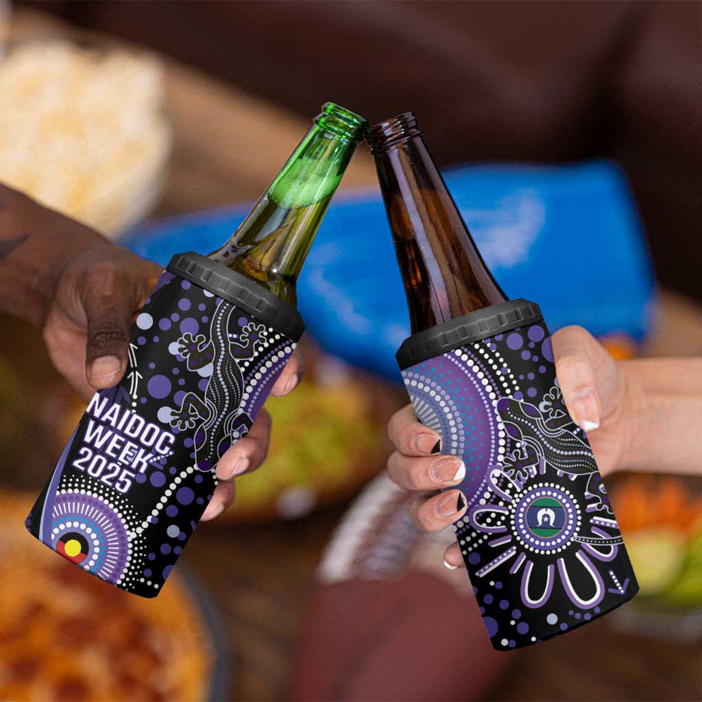 Australia NAIDOC Week 4 in 1 Can Cooler Tumbler Happy 50th Anniversary Purple Version