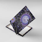 Australia NAIDOC Week Canvas Wall Art Happy 50th Anniversary Purple Version