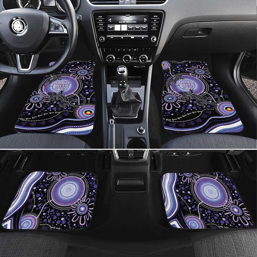 Australia NAIDOC Week Car Mats Happy 50th Anniversary Purple Version