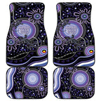 Australia NAIDOC Week Car Mats Happy 50th Anniversary Purple Version