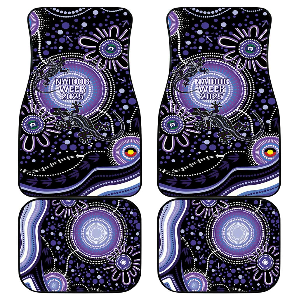 Australia NAIDOC Week Car Mats Happy 50th Anniversary Purple Version