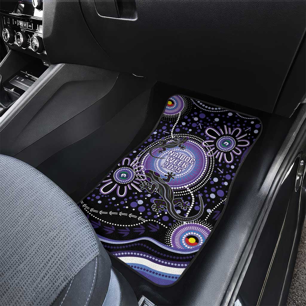 Australia NAIDOC Week Car Mats Happy 50th Anniversary Purple Version