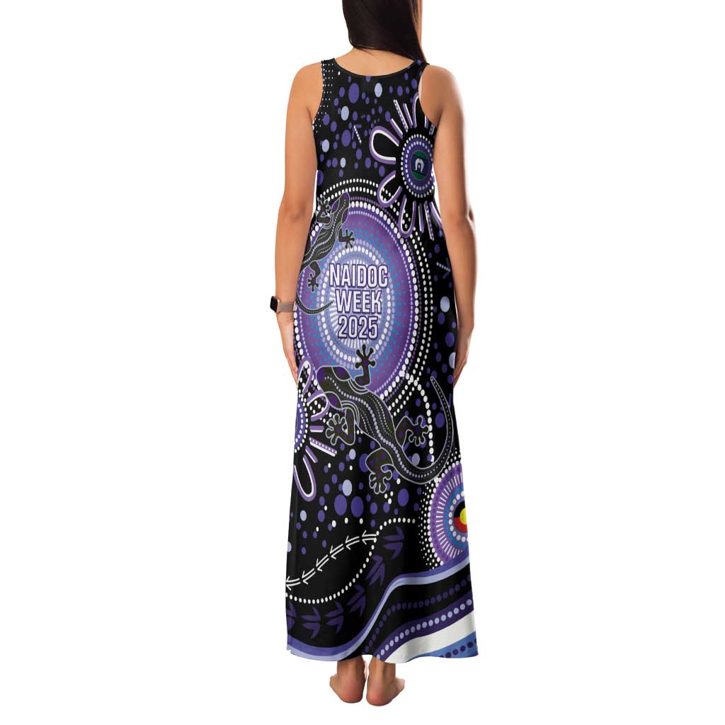 Australia NAIDOC Week Family Matching Tank Maxi Dress and Hawaiian Shirt Happy 50th Anniversary Purple Version