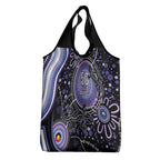 Australia NAIDOC Week Grocery Bag Happy 50th Anniversary Purple Version