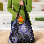Australia NAIDOC Week Grocery Bag Happy 50th Anniversary Purple Version