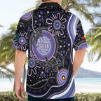 Australia NAIDOC Week Hawaiian Shirt Happy 50th Anniversary Purple Version