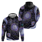 Australia NAIDOC Week Hoodie Happy 50th Anniversary Purple Version