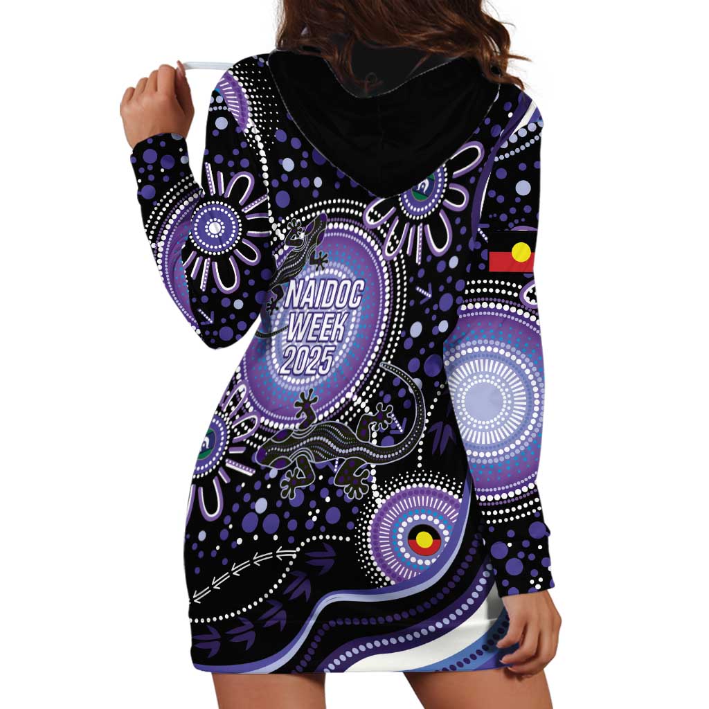 Australia NAIDOC Week Hoodie Dress Happy 50th Anniversary Purple Version