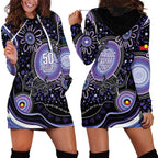 Australia NAIDOC Week Hoodie Dress Happy 50th Anniversary Purple Version