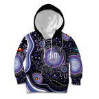 Australia NAIDOC Week Kid Hoodie Happy 50th Anniversary Purple Version
