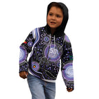 Australia NAIDOC Week Kid Hoodie Happy 50th Anniversary Purple Version