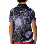Australia NAIDOC Week Kid Polo Shirt Happy 50th Anniversary Purple Version